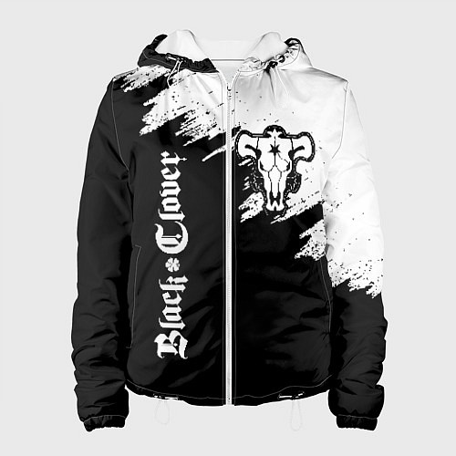 Женская куртка ЧЁРНЫЙ КЛЕВЕР / 3D-Белый – фото 1