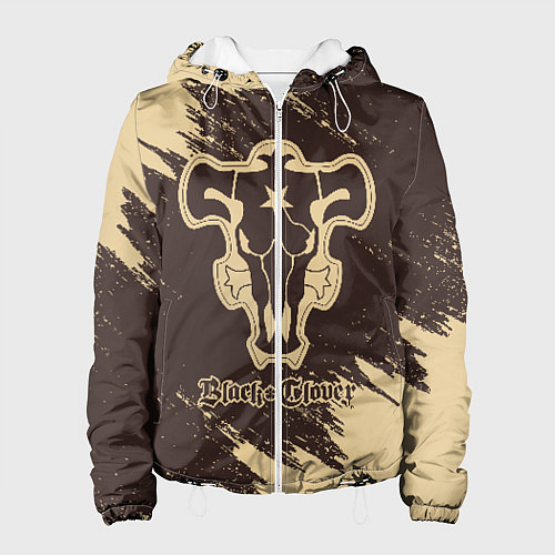 Женская куртка ЧЁРНЫЙ КЛЕВЕР / 3D-Белый – фото 1