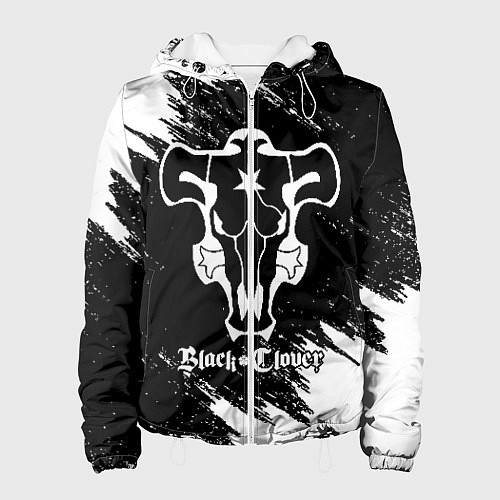 Женская куртка ЧЁРНЫЙ КЛЕВЕР / 3D-Белый – фото 1