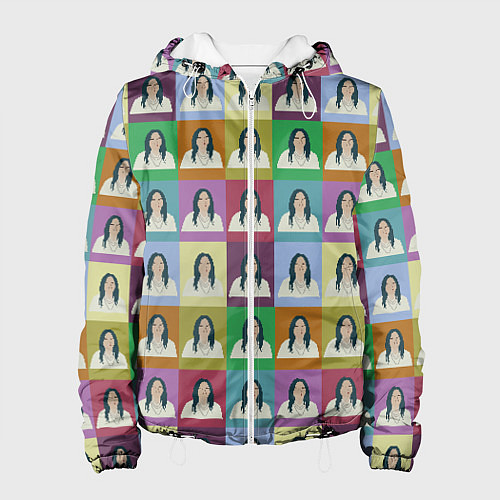 Женская куртка Billie Eilish / 3D-Белый – фото 1