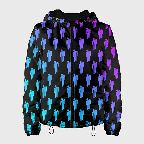 Женская куртка Billie Eilish: Neon Pattern / 3D-Черный – фото 1