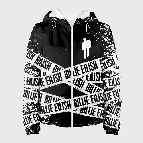 Женская куртка BILLIE EILISH: Black Tape / 3D-Белый – фото 1