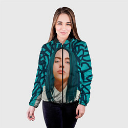 Куртка с капюшоном женская Billie Eilish, цвет: 3D-черный — фото 2