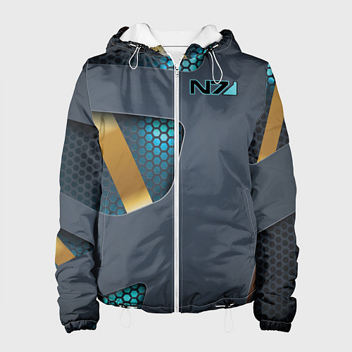 Женская куртка Mass Effect N7 / 3D-Белый – фото 1