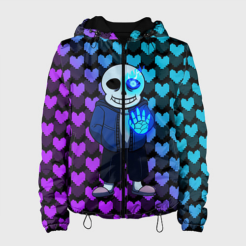 Женская куртка UNDERTALE / 3D-Черный – фото 1