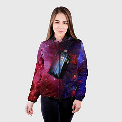 Куртка с капюшоном женская Doctor Who, цвет: 3D-черный — фото 2
