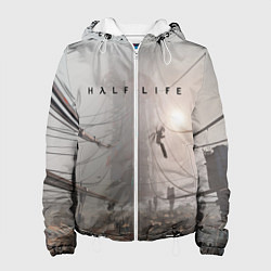 Куртка с капюшоном женская HALF-LIFE, цвет: 3D-белый