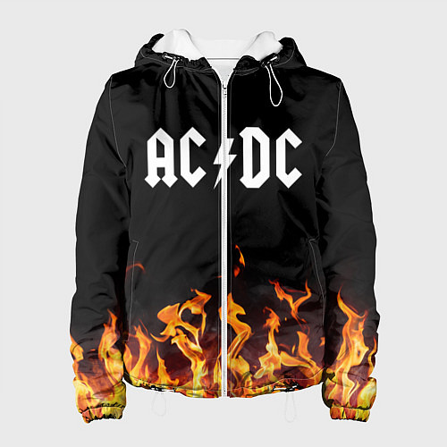 Женская куртка AC DC / 3D-Белый – фото 1