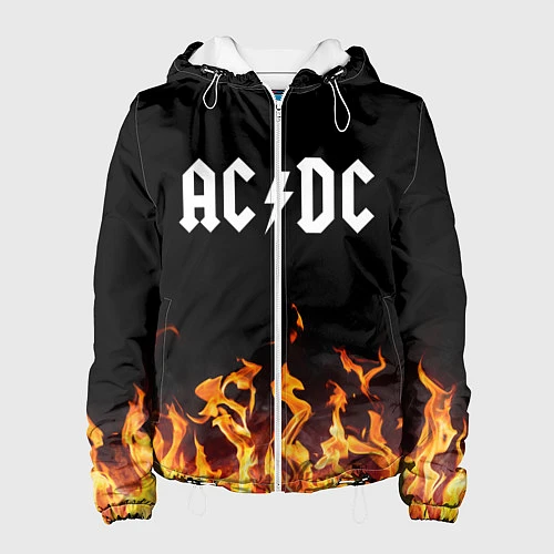 Женская куртка AC DC / 3D-Белый – фото 1