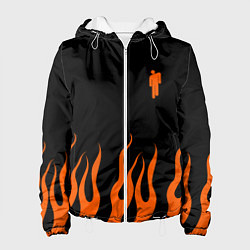 Куртка с капюшоном женская Billie Eilish, цвет: 3D-белый