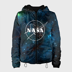 Куртка с капюшоном женская NASA, цвет: 3D-черный