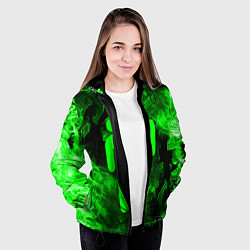 Куртка с капюшоном женская BILLIE EILISH, цвет: 3D-черный — фото 2