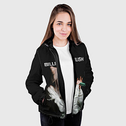 Куртка с капюшоном женская BILLIE EILISH, цвет: 3D-черный — фото 2