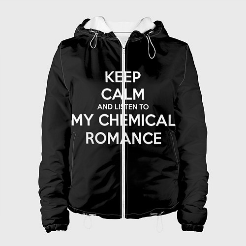 Женская куртка My chemical romance / 3D-Белый – фото 1