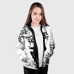 Куртка с капюшоном женская My Chemical Romance, цвет: 3D-черный — фото 2