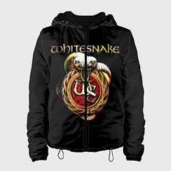 Куртка с капюшоном женская Whitesnake, цвет: 3D-черный