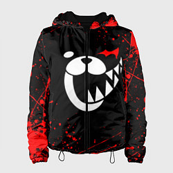 Куртка с капюшоном женская MONOKUMA, цвет: 3D-черный