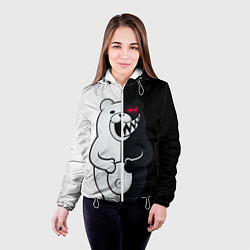 Куртка с капюшоном женская MONOKUMA, цвет: 3D-белый — фото 2
