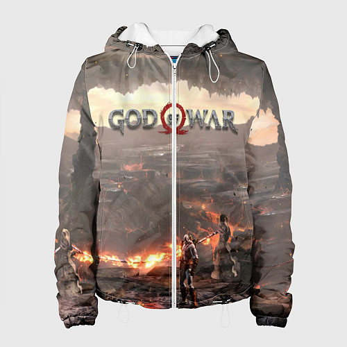 Женская куртка GOD OF WAR / 3D-Белый – фото 1