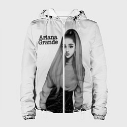 Куртка с капюшоном женская Ariana Grande Ариана Гранде, цвет: 3D-белый