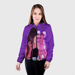 Куртка с капюшоном женская Ariana Grande Ариана Гранде, цвет: 3D-черный — фото 2