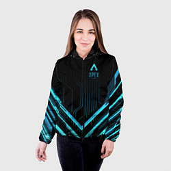 Куртка с капюшоном женская Apex Legends, цвет: 3D-черный — фото 2