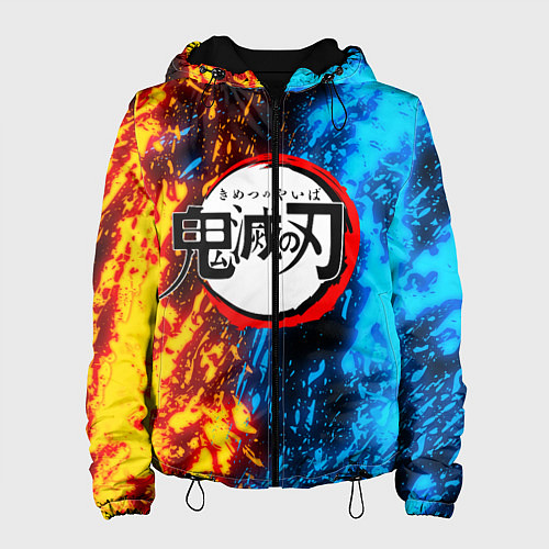 Женская куртка KIMETSU NO YAIBA / 3D-Черный – фото 1