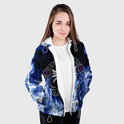 Куртка с капюшоном женская ВЕДЬМАК, цвет: 3D-белый — фото 2