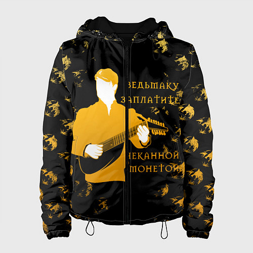 Женская куртка Ведьмак Сериал / 3D-Черный – фото 1