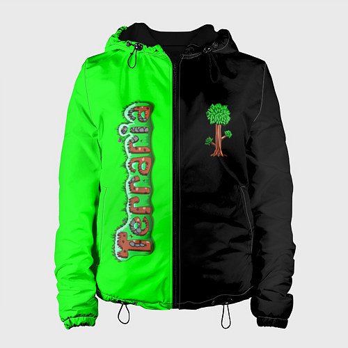 Женская куртка Terraria / 3D-Черный – фото 1