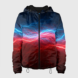 Куртка с капюшоном женская Огонь и лёд, цвет: 3D-черный