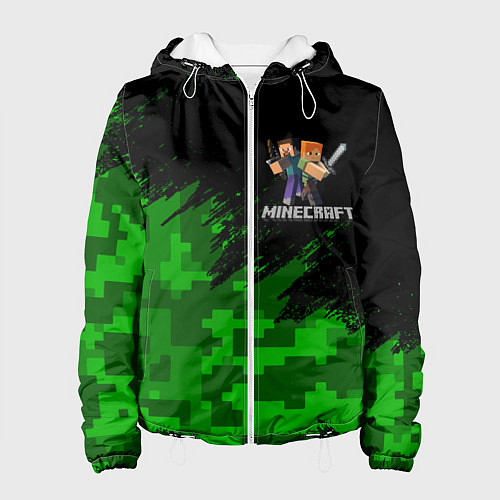 Женская куртка MINECRAFT / 3D-Белый – фото 1