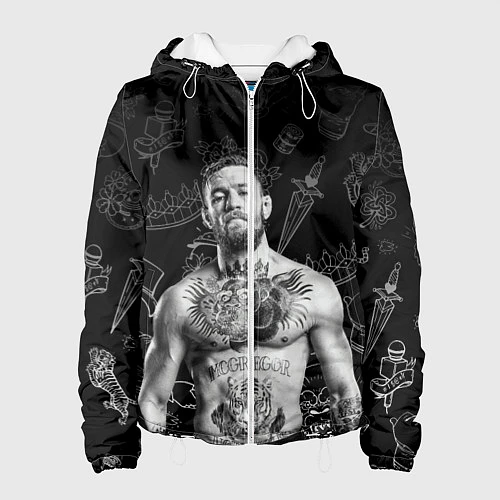 Женская куртка CONOR McGREGOR / 3D-Белый – фото 1