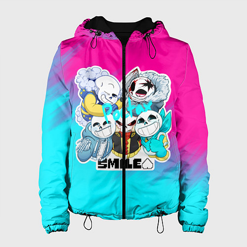 Женская куртка UNDERTALE / 3D-Черный – фото 1