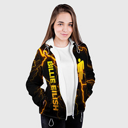 Куртка с капюшоном женская BILLIE EILISH, цвет: 3D-белый — фото 2