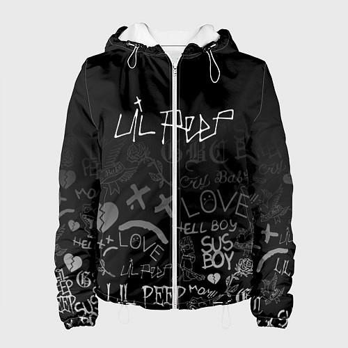 Женская куртка LIL PEEP / 3D-Белый – фото 1