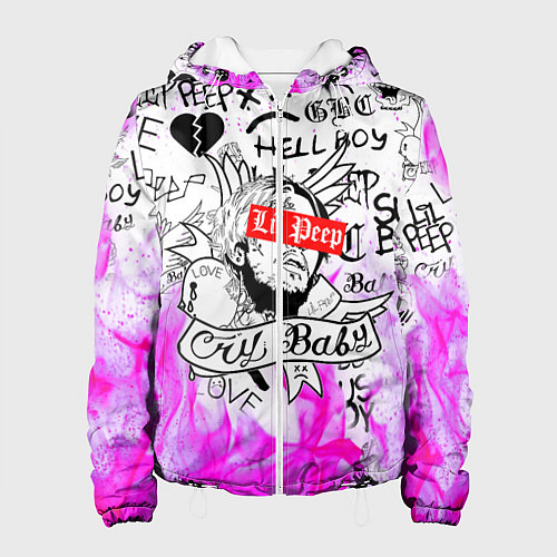 Женская куртка LIL PEEP / 3D-Белый – фото 1