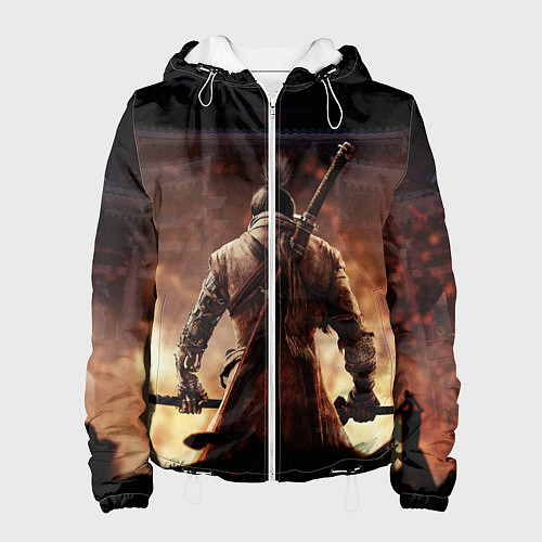 Женская куртка Sekiro shadows die twice / 3D-Белый – фото 1