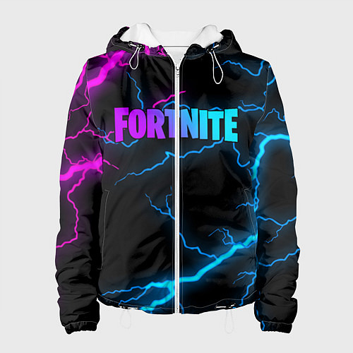 Женская куртка FORTNITE / 3D-Белый – фото 1