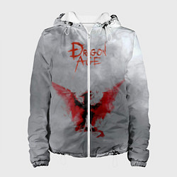 Куртка с капюшоном женская Dragon Age, цвет: 3D-белый