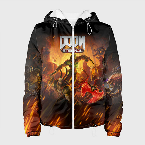 Женская куртка DOOM / 3D-Белый – фото 1