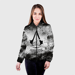 Куртка с капюшоном женская Assassin’s Creed, цвет: 3D-черный — фото 2