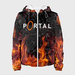 Куртка с капюшоном женская PORTAL, цвет: 3D-белый