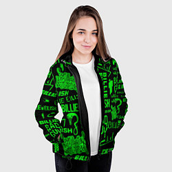 Куртка с капюшоном женская BILLIE EILISH, цвет: 3D-черный — фото 2