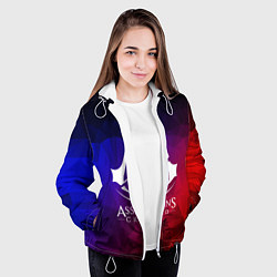 Куртка с капюшоном женская ASSASSINS CREED, цвет: 3D-белый — фото 2