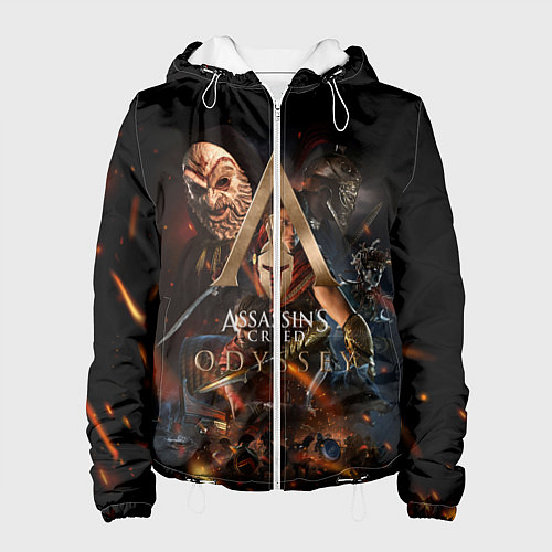 Женская куртка ASSASSINS CREED / 3D-Белый – фото 1