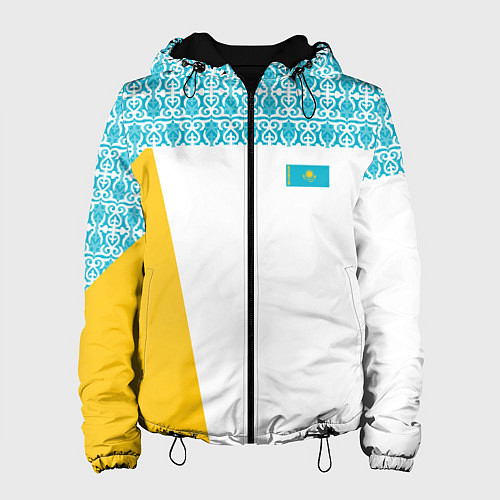 Женская куртка Казахстан Форма / 3D-Черный – фото 1