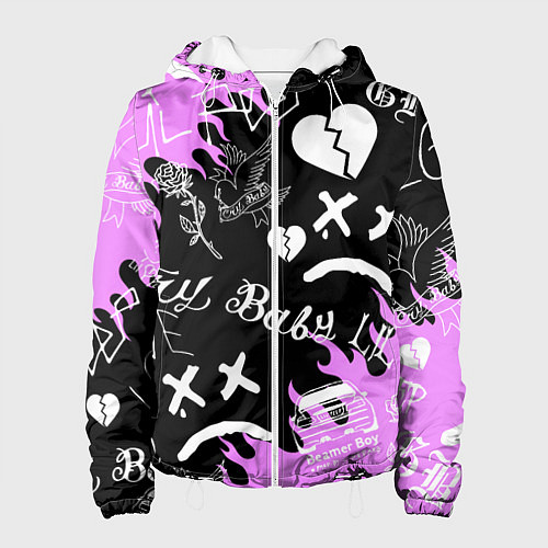 Женская куртка LIL PEEP / 3D-Белый – фото 1