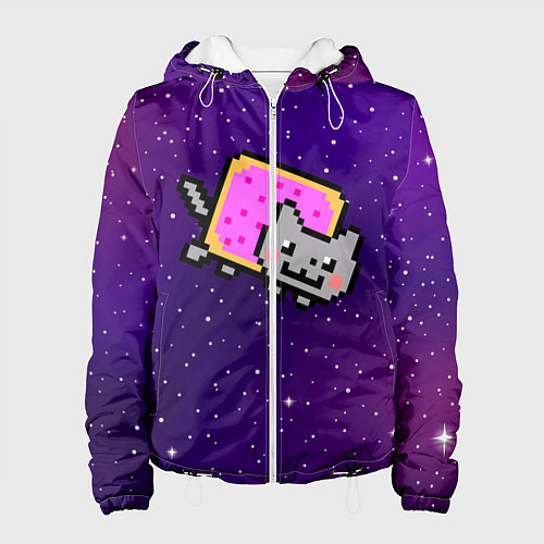 Женская куртка Nyan Cat / 3D-Белый – фото 1