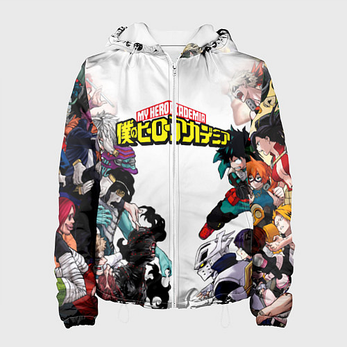Женская куртка My Hero Academia противостояние / 3D-Белый – фото 1